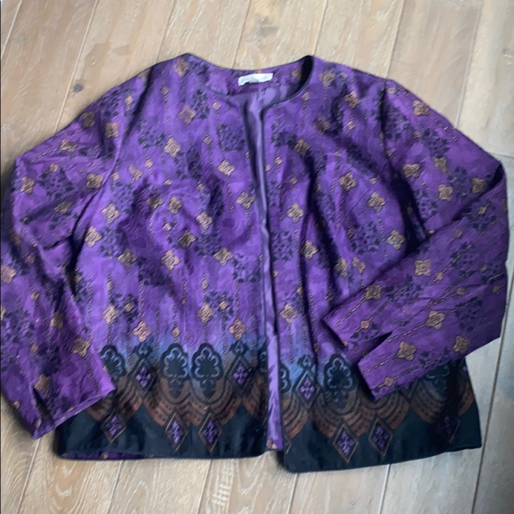 Coldwater Creek Open Front Jacket
